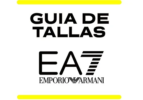 Guia de tallas Armani
